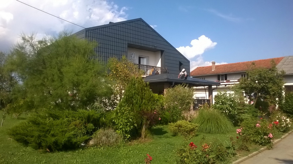 Obiteljske kuće – konstrukcija krovišta i montaža limenog pokrova