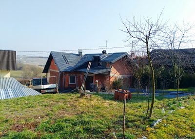 Obiteljska kuća – pokrivanje krovišta metalnim limom